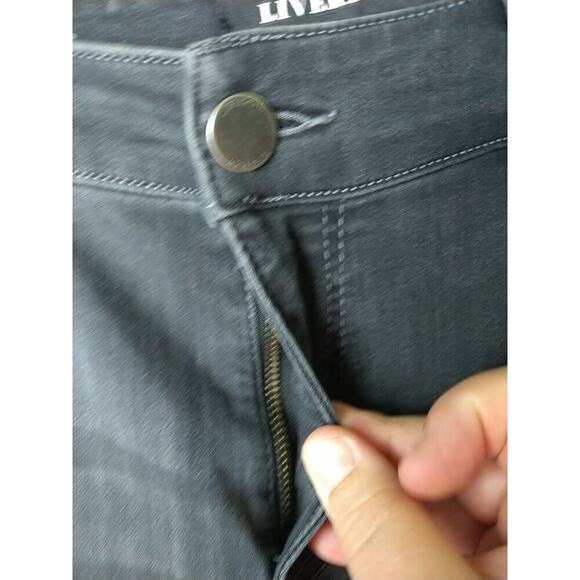 Liverpool Dark Grey Boot cut 5 Pocket Zip Button Pants. Size 18W - Picture 4 of 15